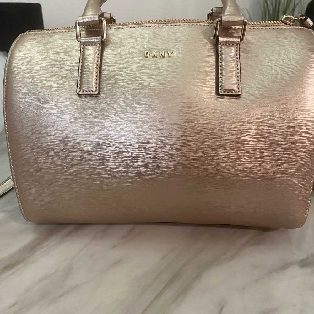 Donna Karen New York Leather Satchel Handbag